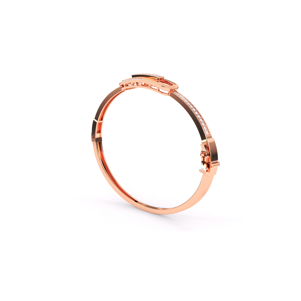 Stylish Diamond Bangle Bracelet